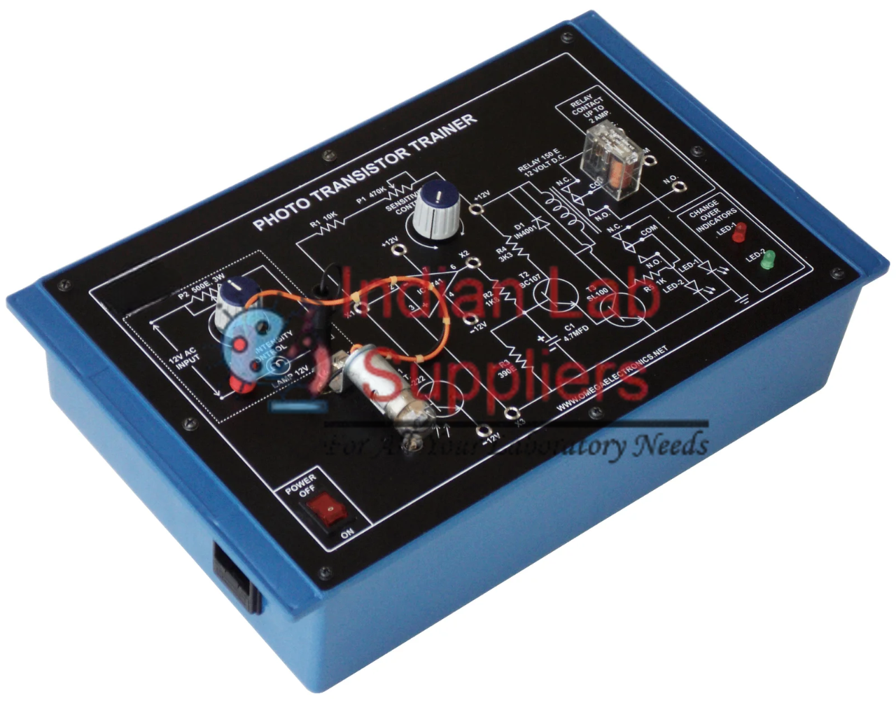 Photo Transistor Trainer with Power Supply (C.R.)